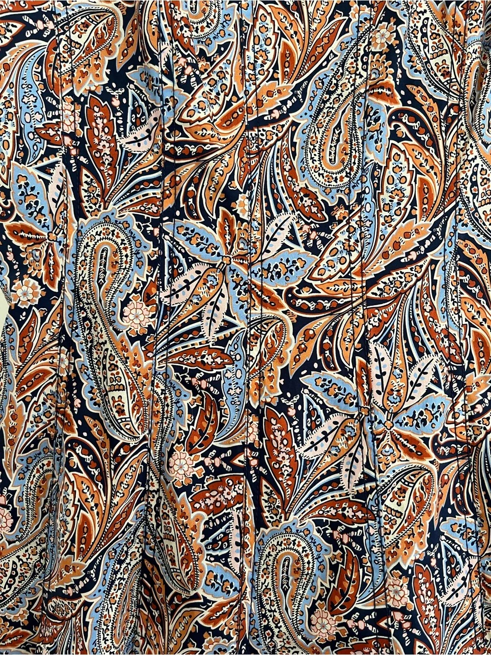 Veronica Beard Jolie Paisley Print Midi Dress in cotton-poplin - Picture 4 of 4